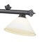 Z-Lite Cordon 3 Light Billiard, Bronze Plate & Matte Opal 2306-3BP-AMO14 - alternate 5